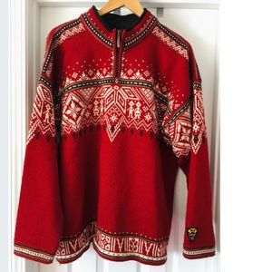Dale of Norway 100 % Wool Mens Pullover L